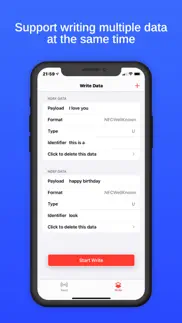 nfc commander - reader writer iphone capturas de pantalla 2