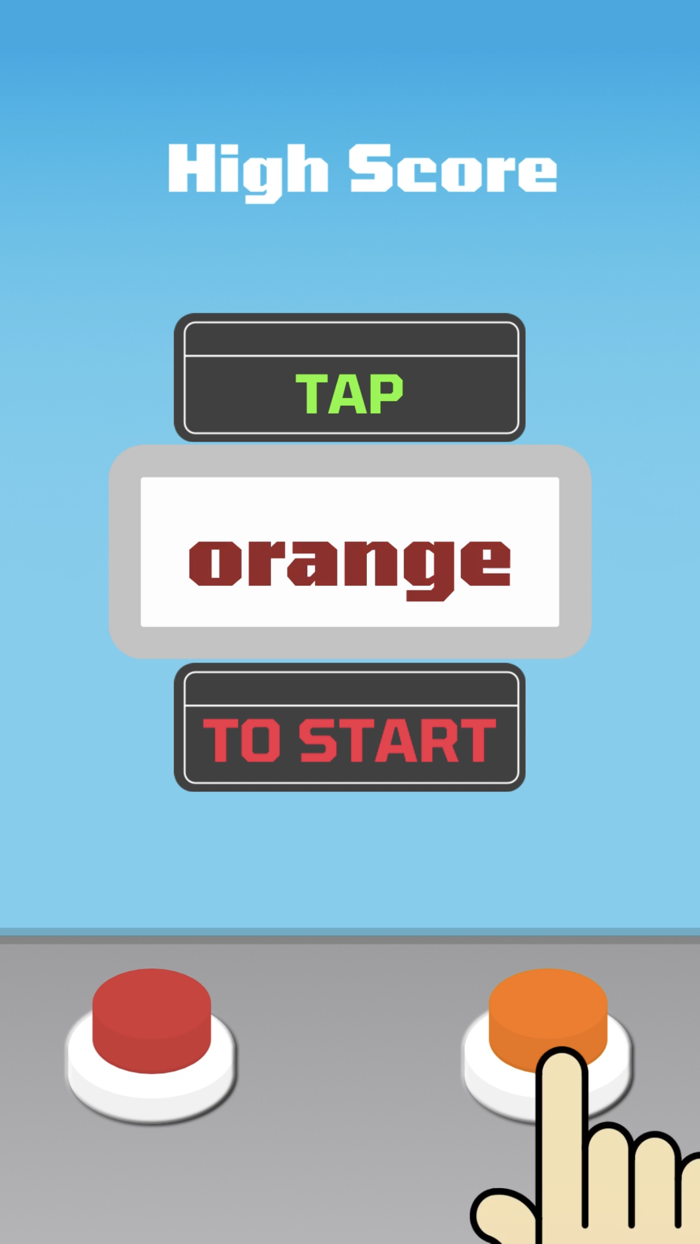 Tap Off - Reverse Stroop Test