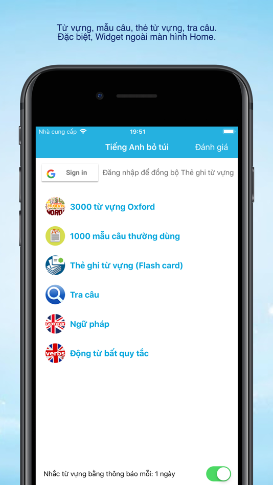 #1. Sổ Tay Tiếng Anh + Flashcard (iOS) By: Nguyen Cong Huy