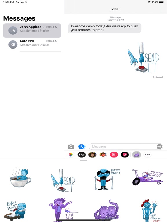 Screenshot #4 pour Agile Fun Sticker Pack