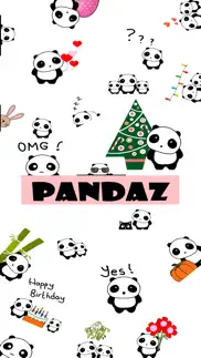 pandaz sticker pack iphone screenshot 1
