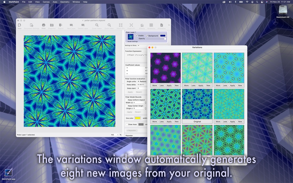#4. MathPaint (macOS) Podle: Christopher Corbell