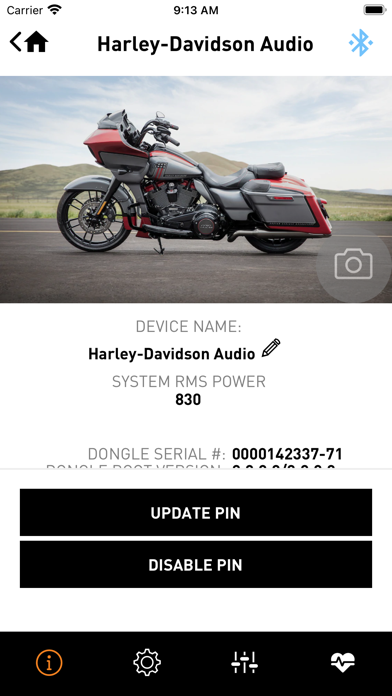 Harley-Davidson Audio Screenshot
