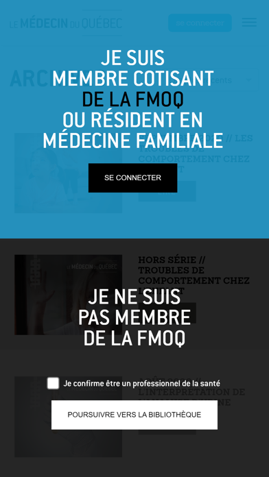 Le Médecin du Québec Screenshot