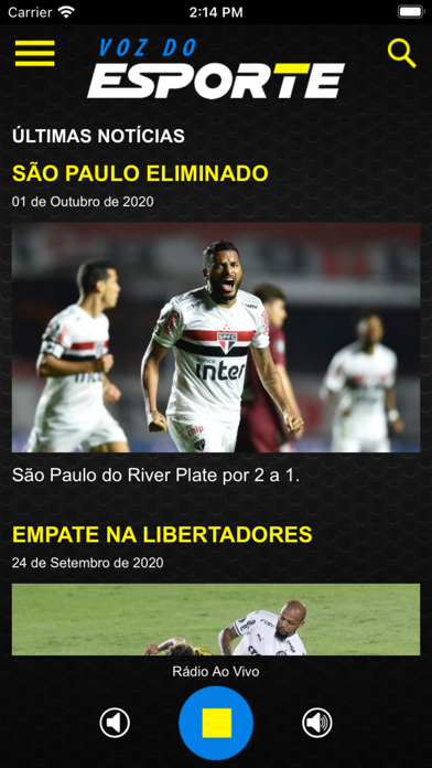 Screenshot #1 pour Voz do Esporte