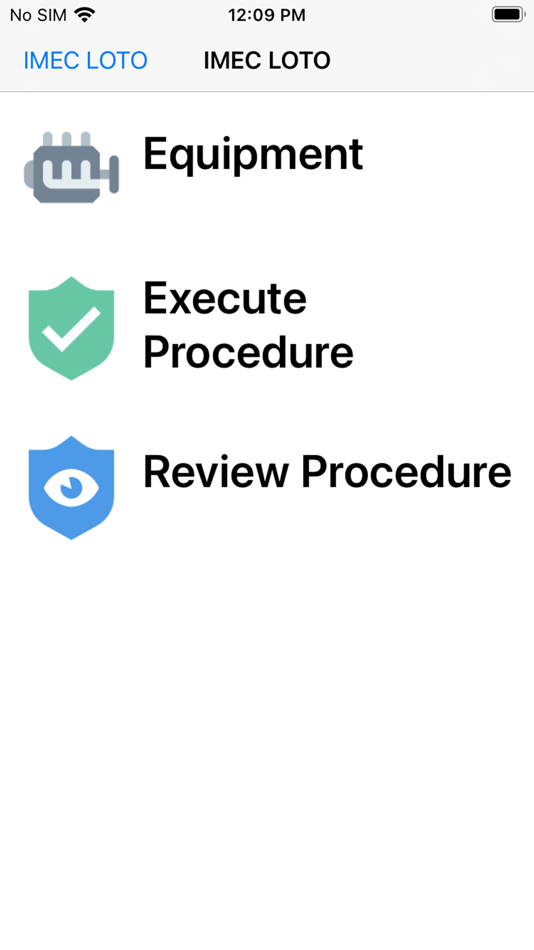 #1. IMEC Lockout Tagout (iOS) di: Imec Technologies
