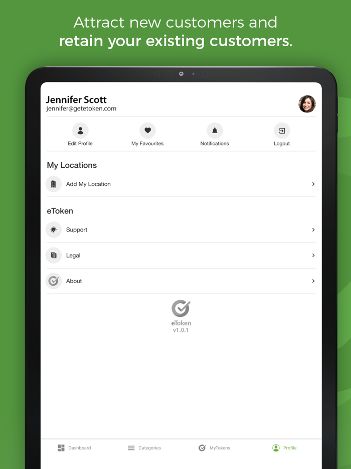 Token and Queue Management App