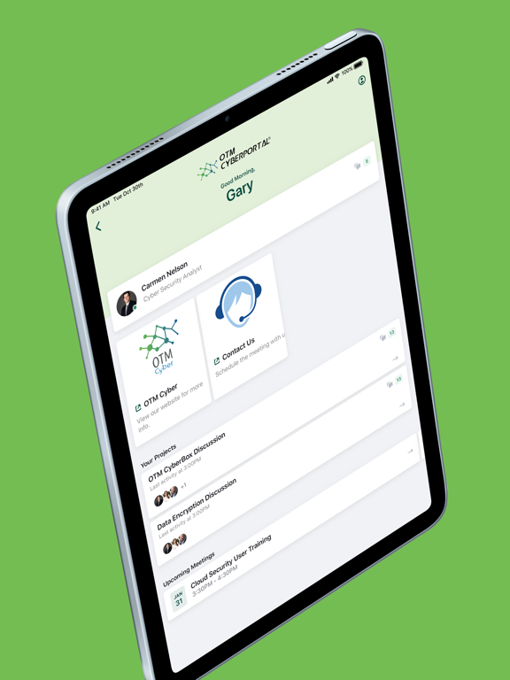 Screenshot #4 pour OTM Cyber: CyberPortal®