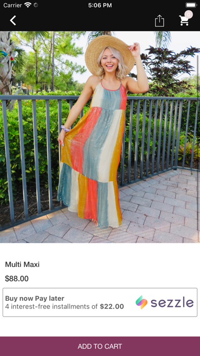 Vivie Boutique Screenshot