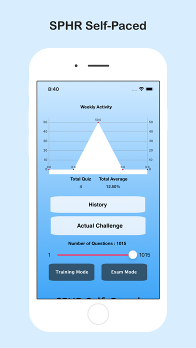 Screenshot #1 pour SPHR Self-Paced