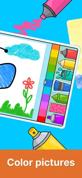 Game screenshot Baby coloring book for kids 2+ hack