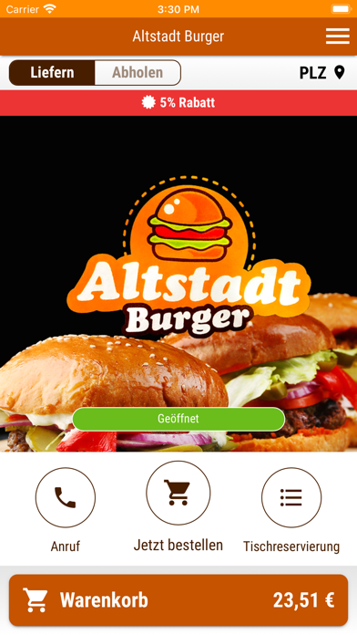 Altstadt Burger Screenshot