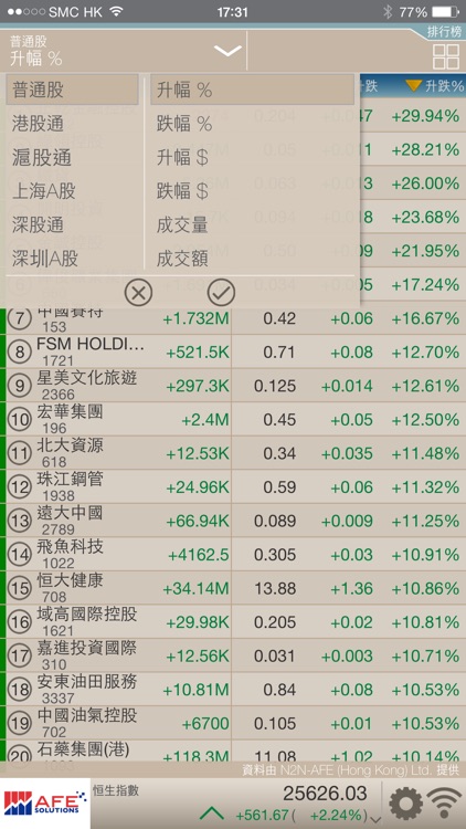 AFE Basic - 港股串流報價 screenshot-4