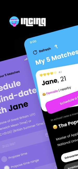 INCINQ - The Blind Dating App by INCINQ Labs