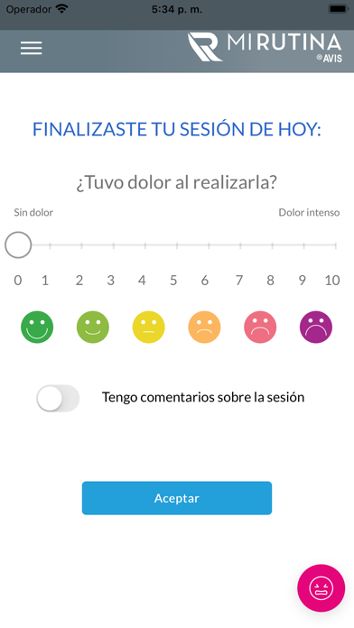 AvisCare MiRutina Screenshot