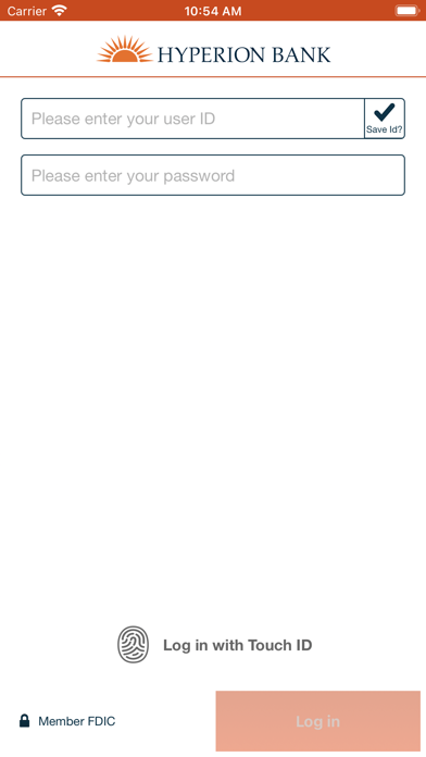 Hyperion Bank Cash Management Screenshot