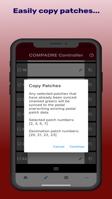 Compadre Controller Screenshot