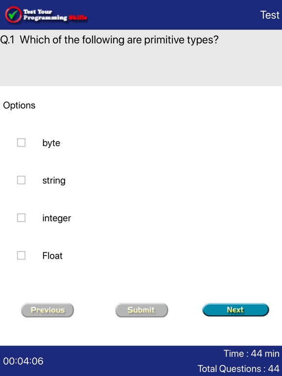 Screenshot #5 pour Test Your Programming Skills