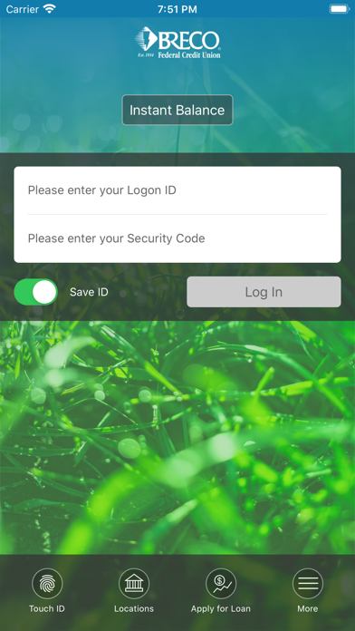 BRECO Federal Credit Union Screenshot
