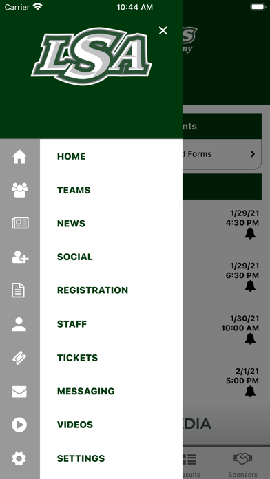 Lutheran South Athletics Screenshot