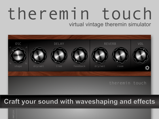 Theremin Touch iPad app afbeelding 1