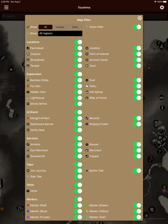 Screenshot #6 pour Tsushima Companion