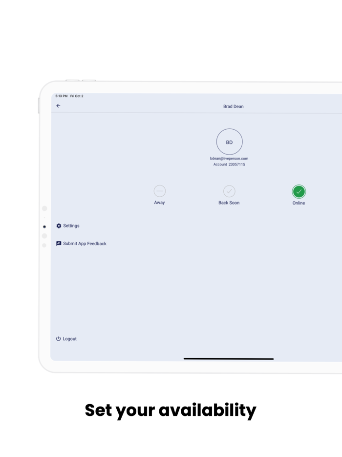 LivePerson Agent App