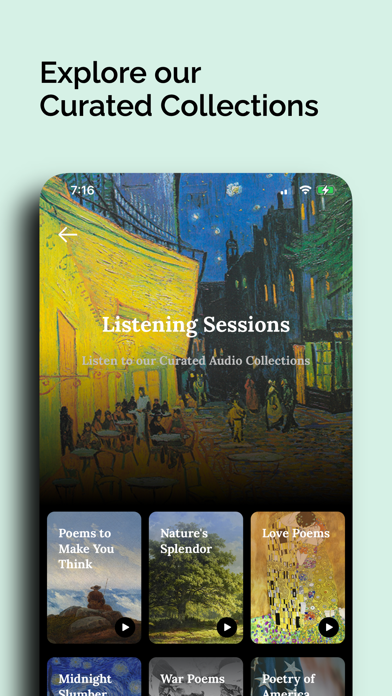 Poeta: Daily Audio Poems Screenshot