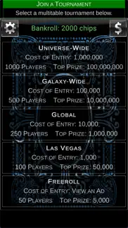 offline tournament poker iphone screenshot 1