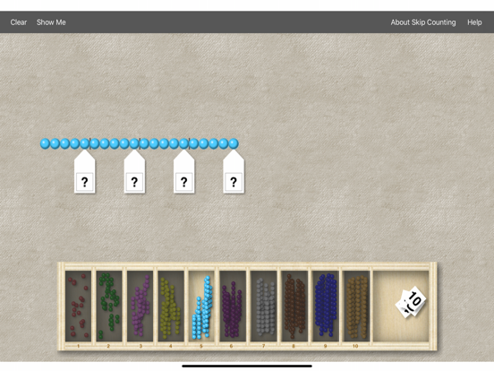 Screenshot #4 pour Montessori Bead Skip Counting
