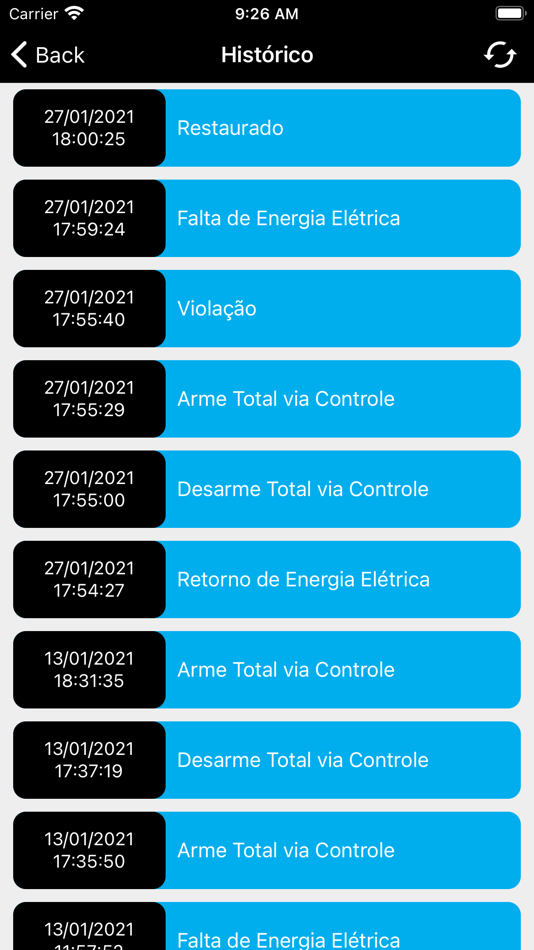 #7. SEG Alarmes (iOS) 由: 07.139.853/0001-58