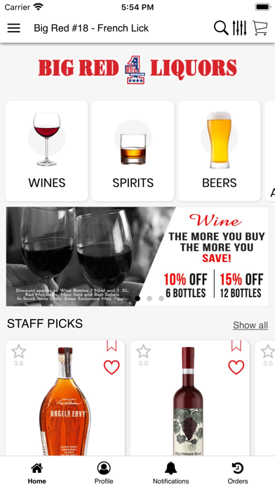 Big Red Liquors App screenshot 2