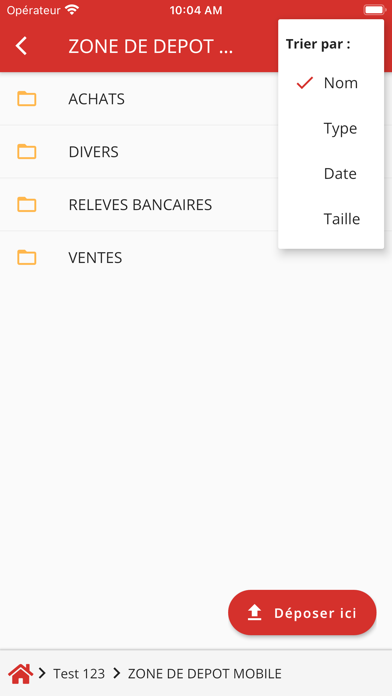 CABEX EFICIO Screenshot