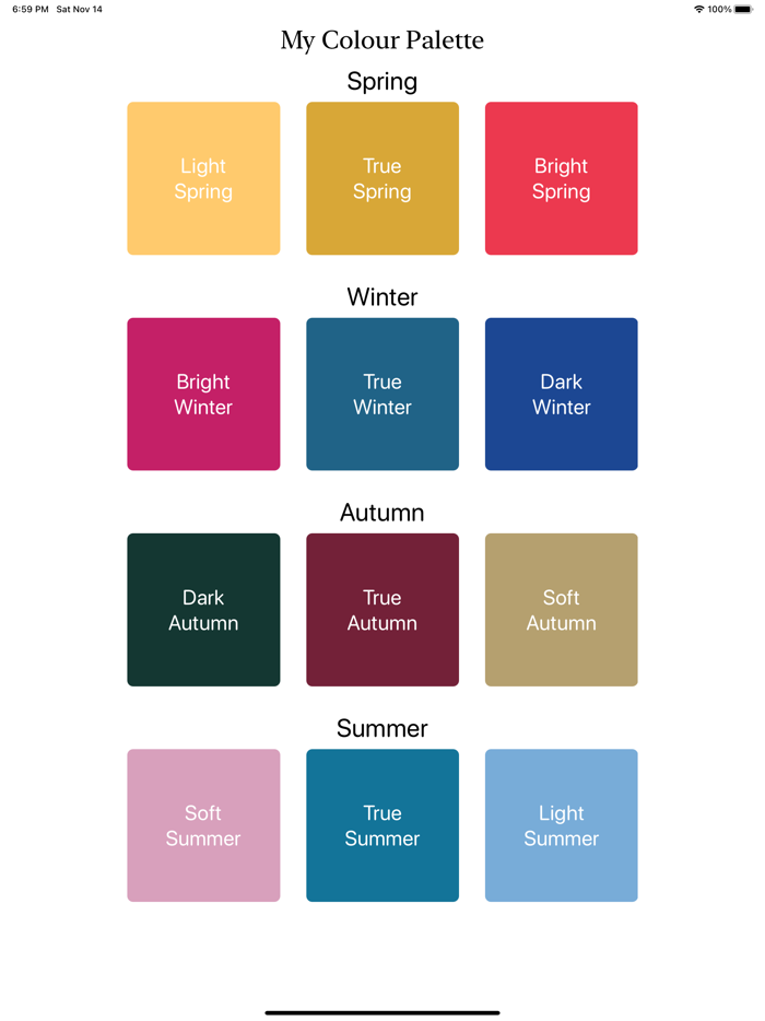 My Colour Palette