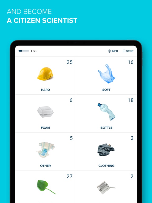 The Ocean Cleanup Survey App iPad screenshot 4 - Productivity app