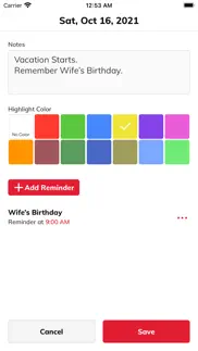 copapp shift calendar schedule iphone screenshot 2