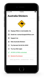 australia signs gifs stickers iphone screenshot 1