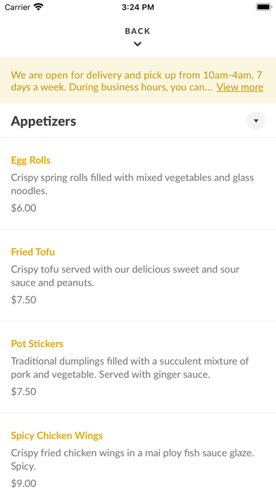 Sunee Thai & Lao Kitchen Screenshot