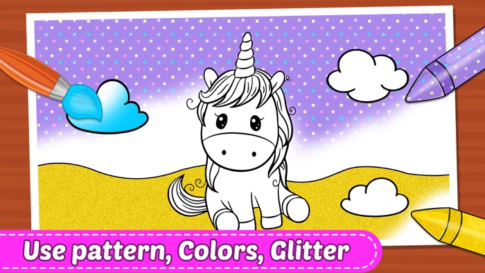 Glitter Coloring Art