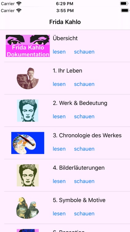 Frida Kahlo Dokumentation