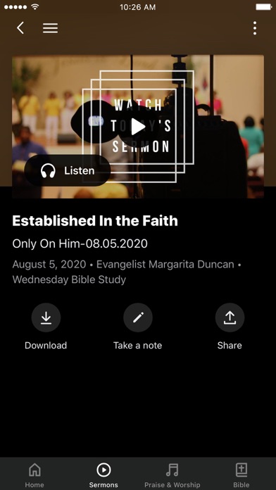 Faith Outreach Church Augusta Screenshot
