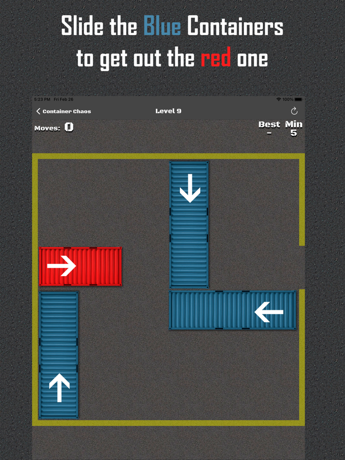 Container Chaos Puzzle Game