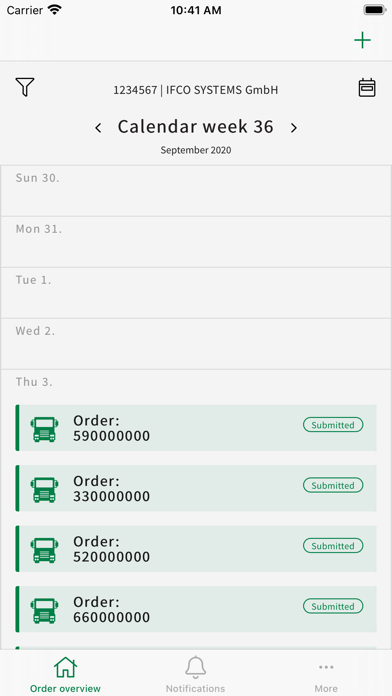 MyIFCO™ order app Screenshot
