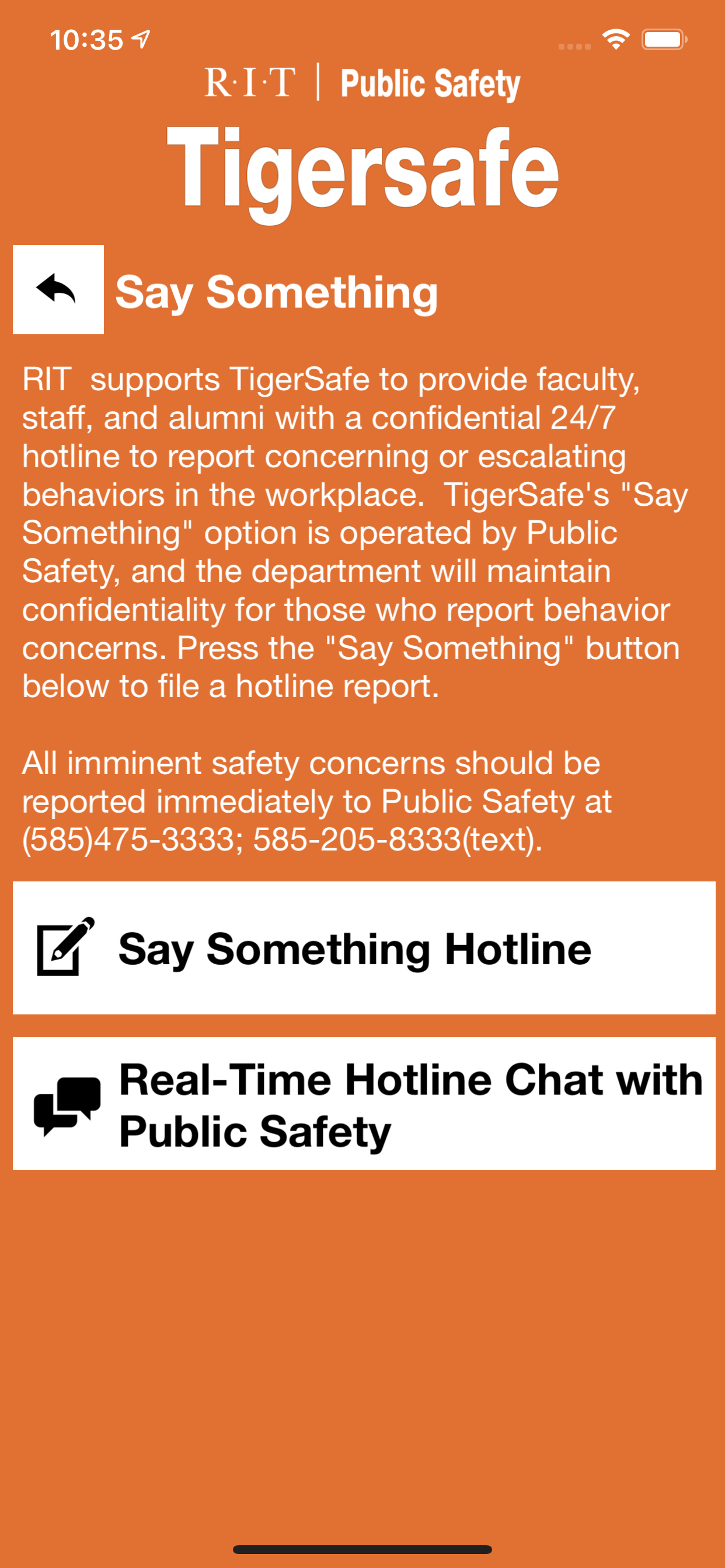 Tigersafe - RIT