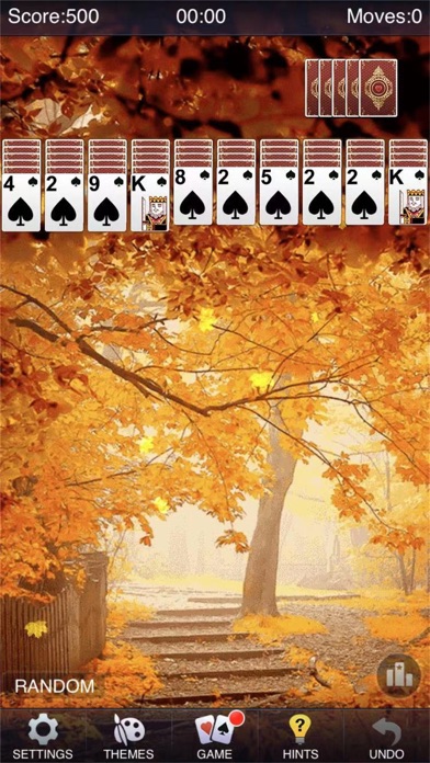 Screenshot #3 pour ⋆Spider Solitaire⋆