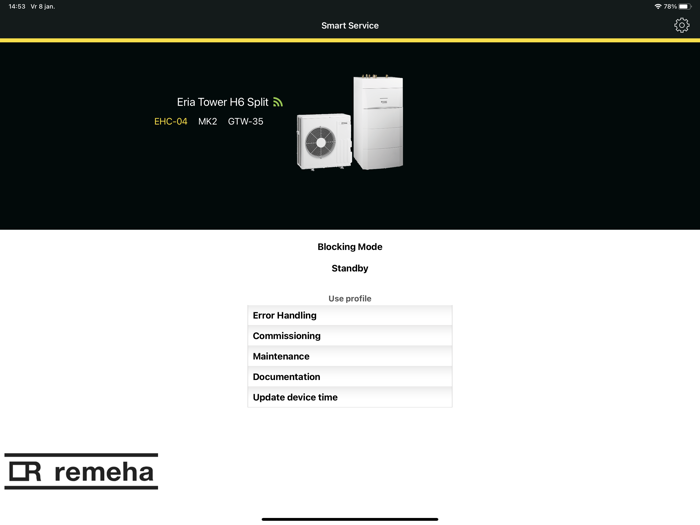 Remeha Smart Service Support