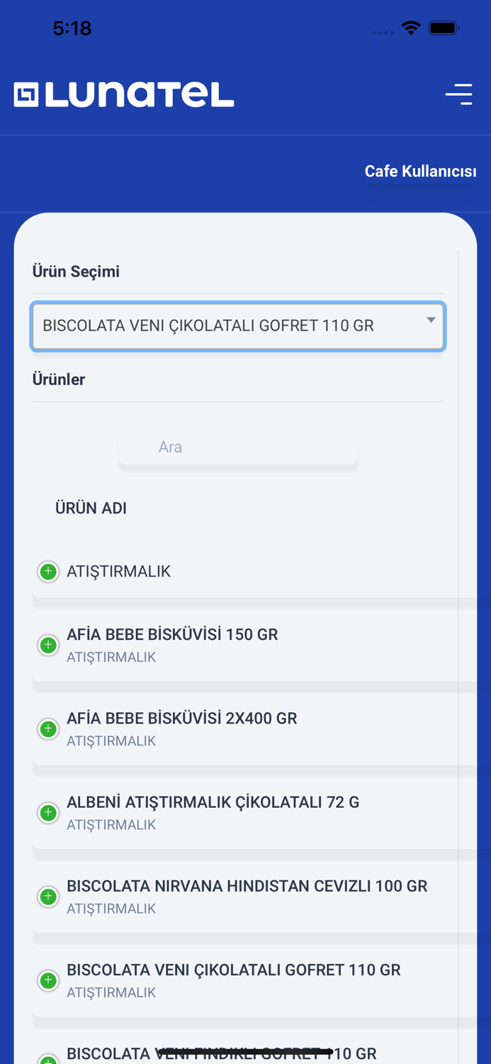 Lunatel - Tedarik Portalı