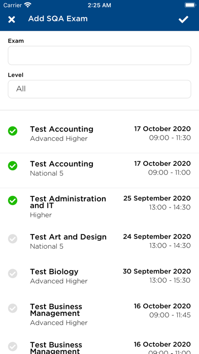 How to cancel & delete My Exams from iphone & ipad 3