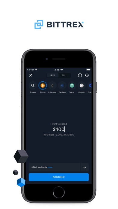 Bittrex | Buy Bitcoin & Crypto Screenshot