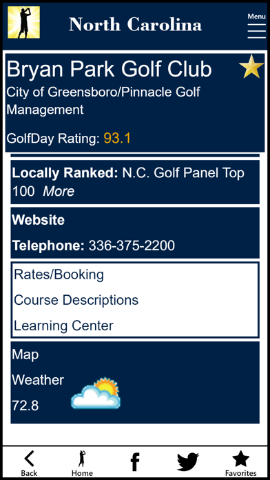 GolfDay North Carolina Screenshot